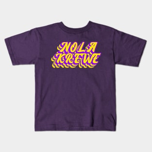 NOLA KREWE NEW ORLEANS Kids T-Shirt